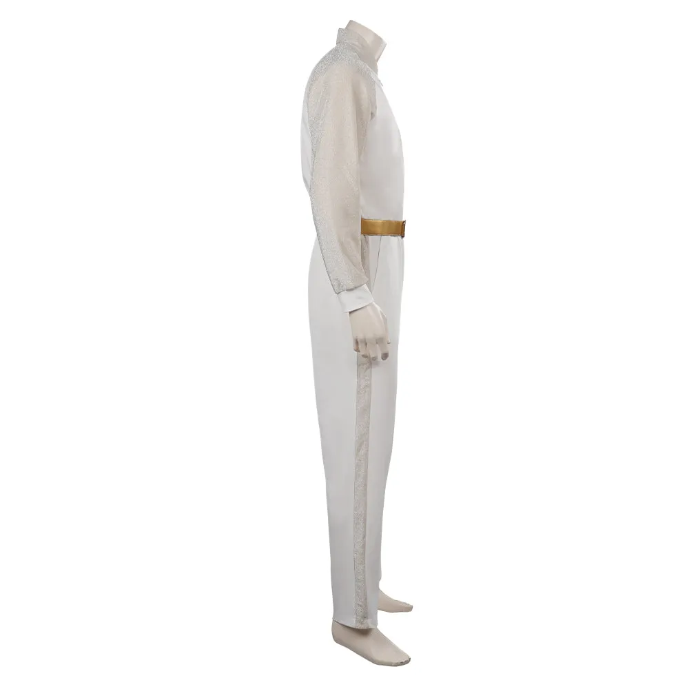 2023 Ken Disco Jumpsuit White Dancing Suit Cosplay Costume