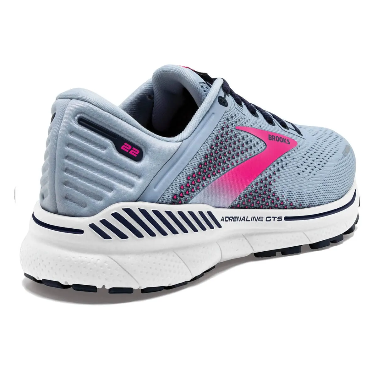 Brooks Adrenaline GTS 22 Womens | Kentucky Blue/peacoat/pink