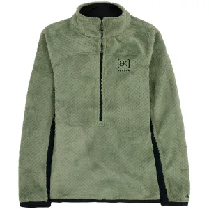 Burton AK Baker Hi-Loft Quarter-Zip Sweatshirt in Hedge Green