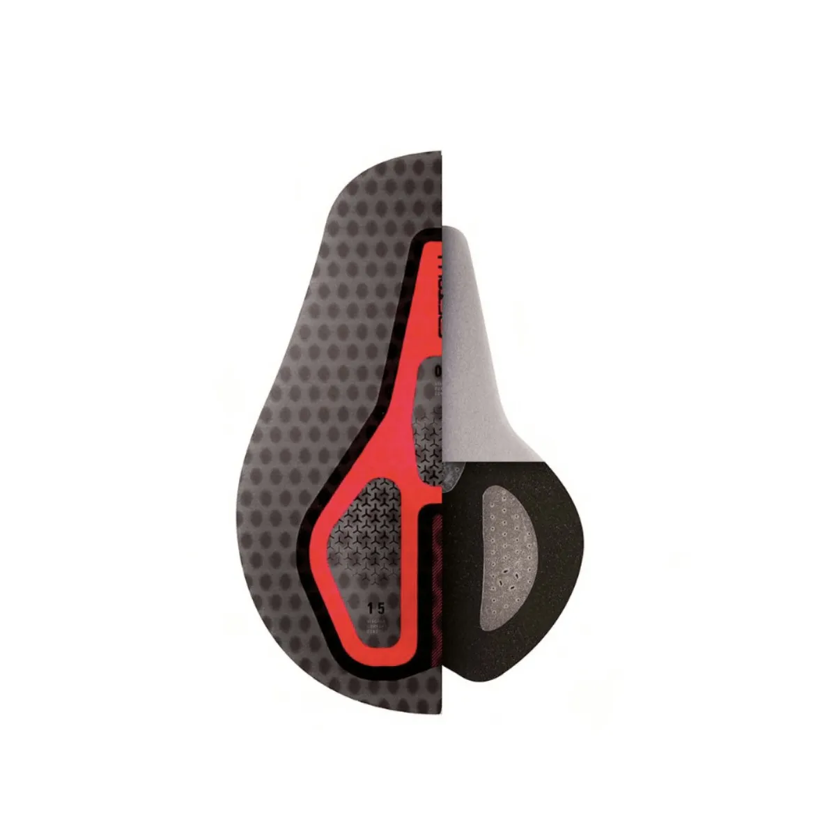 Castelli Superleggera Black Red Bib Shorts