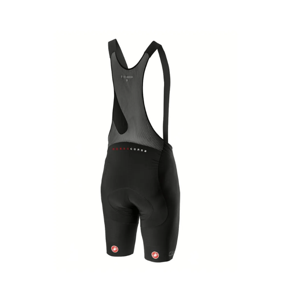 Castelli Superleggera Black Red Bib Shorts