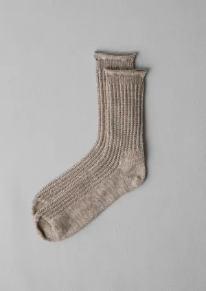 Cotton Marl Socks | Stone Marl