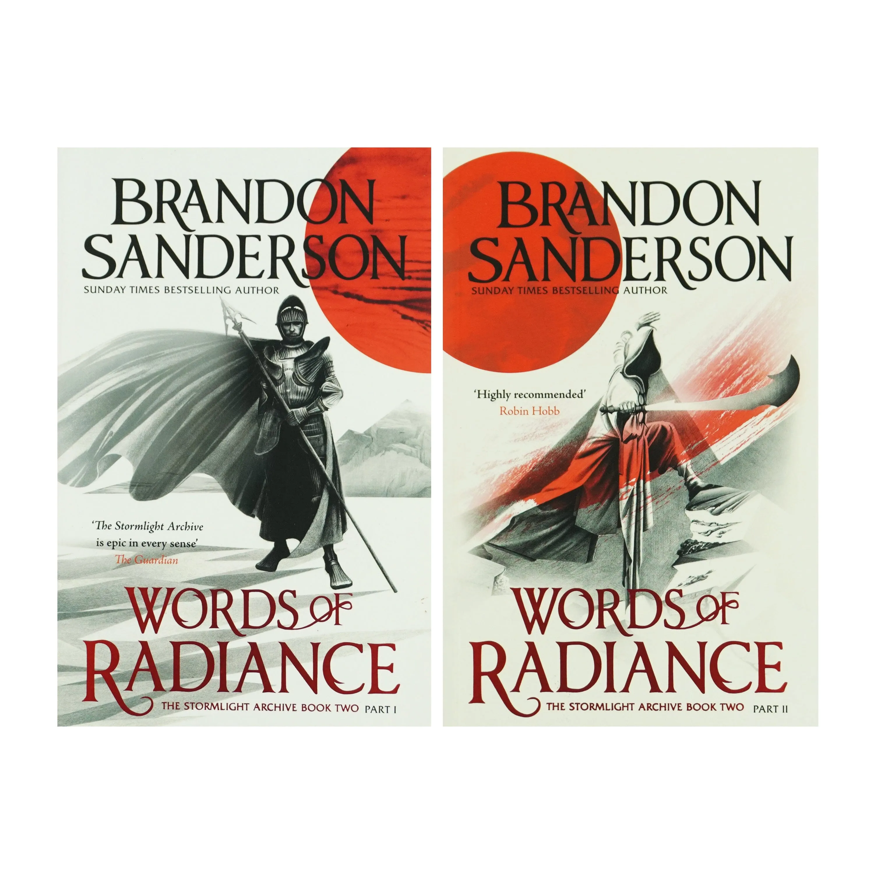 Damaged - The Stormlight Archive Book Two (Part 1 & 2) by Brandon Sanderson 2 Books Collection Set - Fiction - Paperback - 2