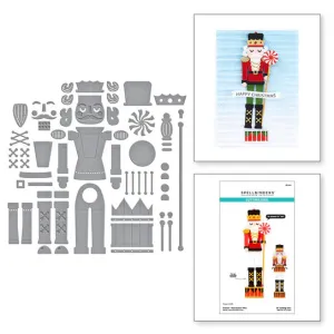 Dancin' Nutcracker Fitz Etched Dies from the Dancin' Christmas Friends Collection