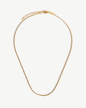 Dotted Snake Chain Necklace