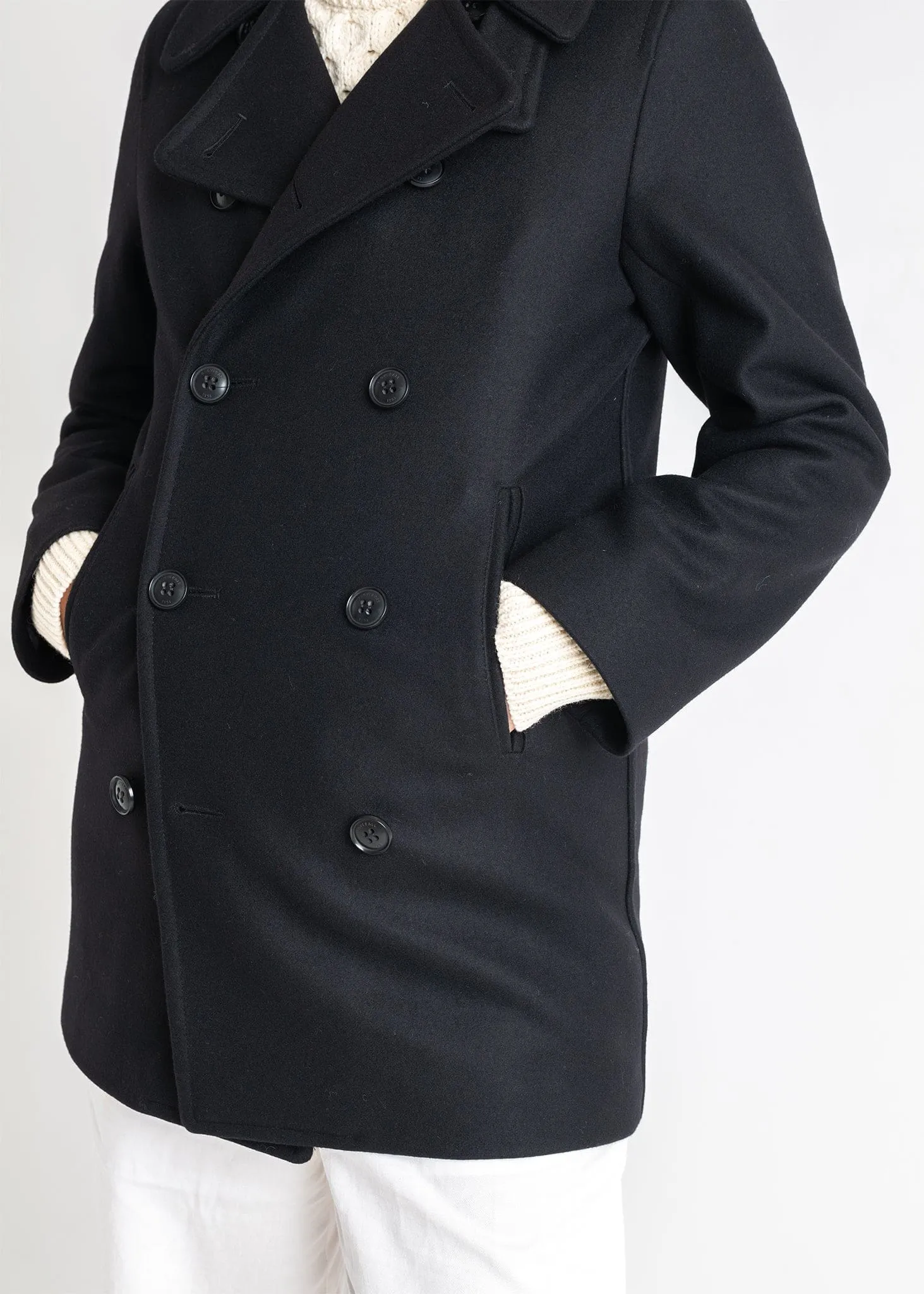 Ellen Peacoat Black