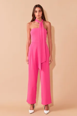 Endless Rose - Front Tie Strapless Jumpsuit