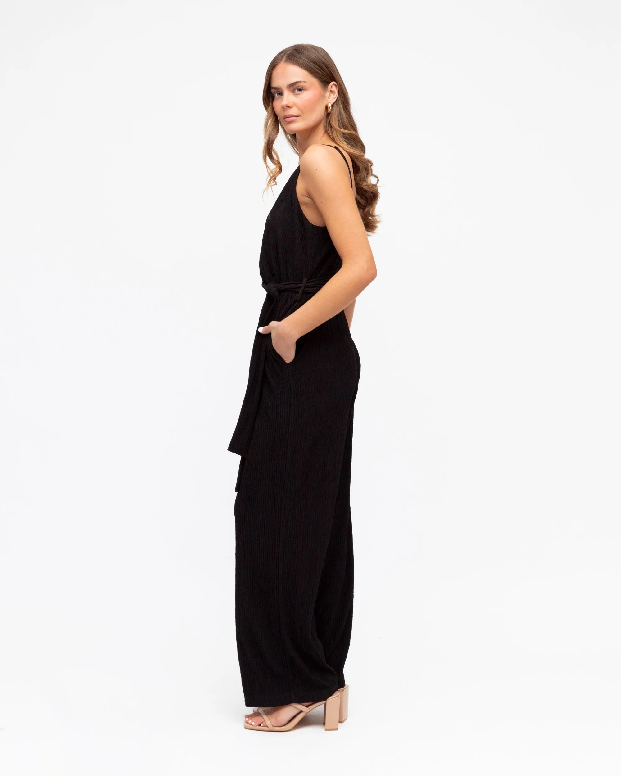 Glamour Jumpsuit Black