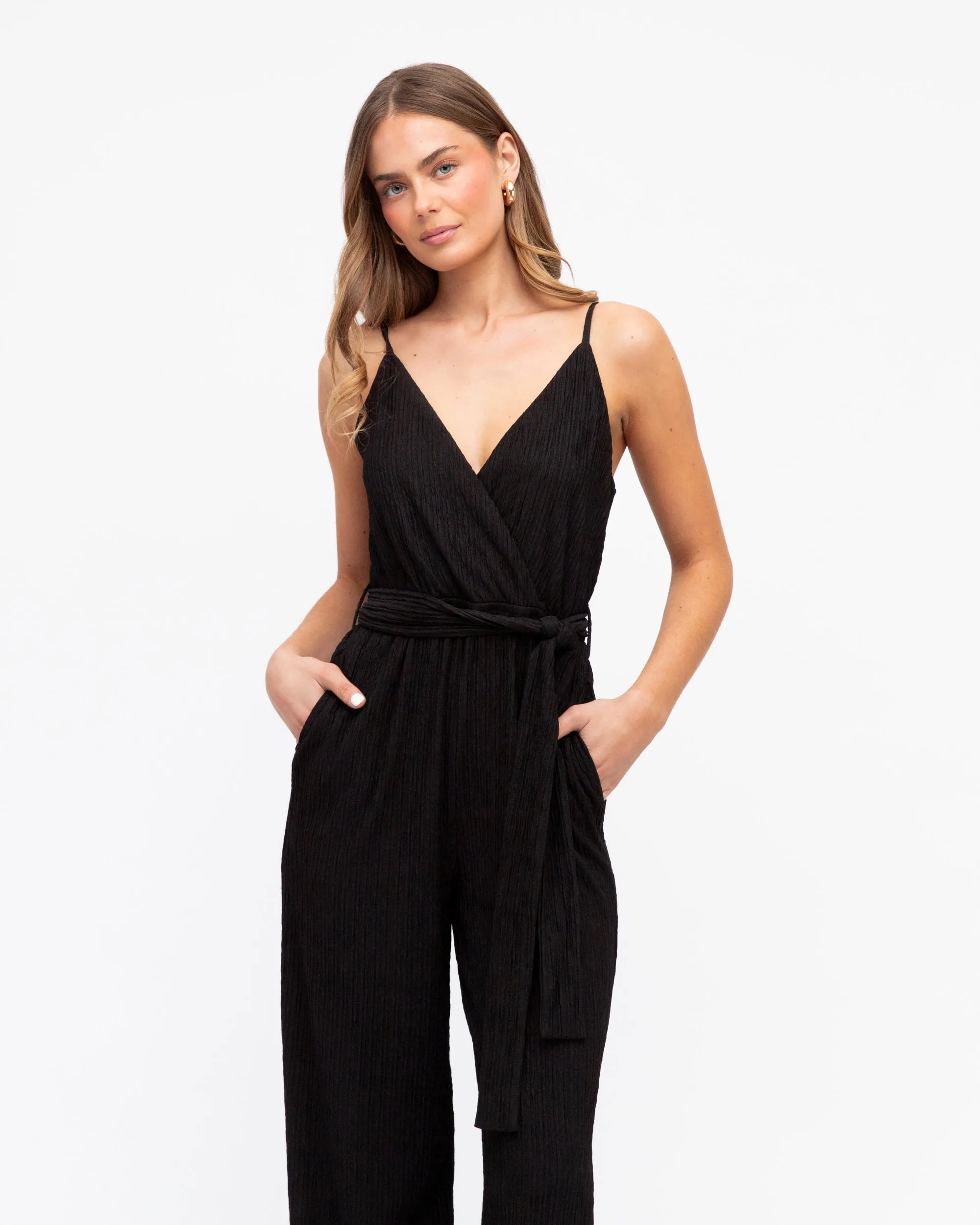 Glamour Jumpsuit Black