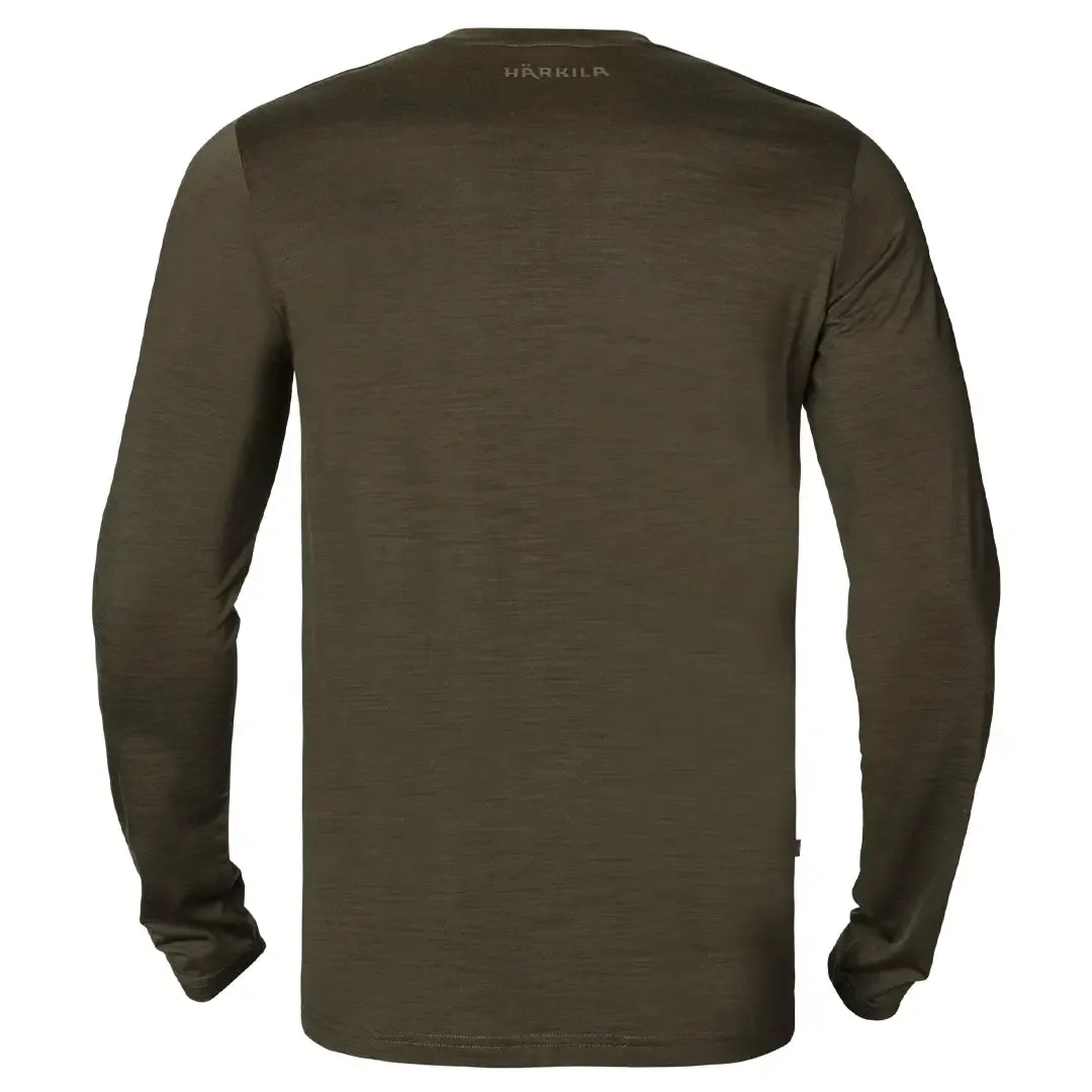 Harkila Base All Season L/S T-Shirt - Willow Green by Harkila