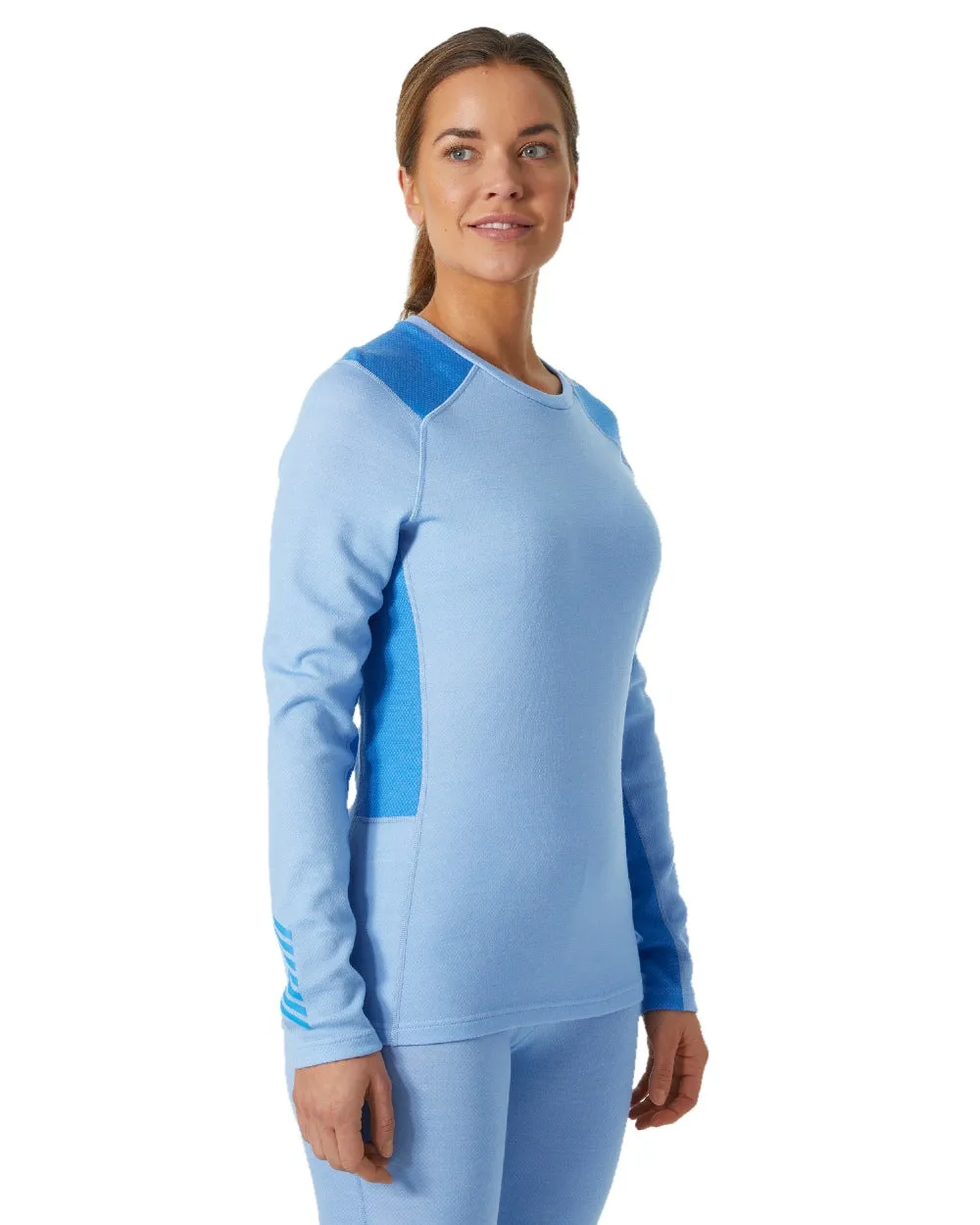 Helly Hansen Womens Lifa Merino Midweight Crew Base Layer