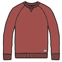 Heritage Recycled Cotton Sweatshirt - Cardinal