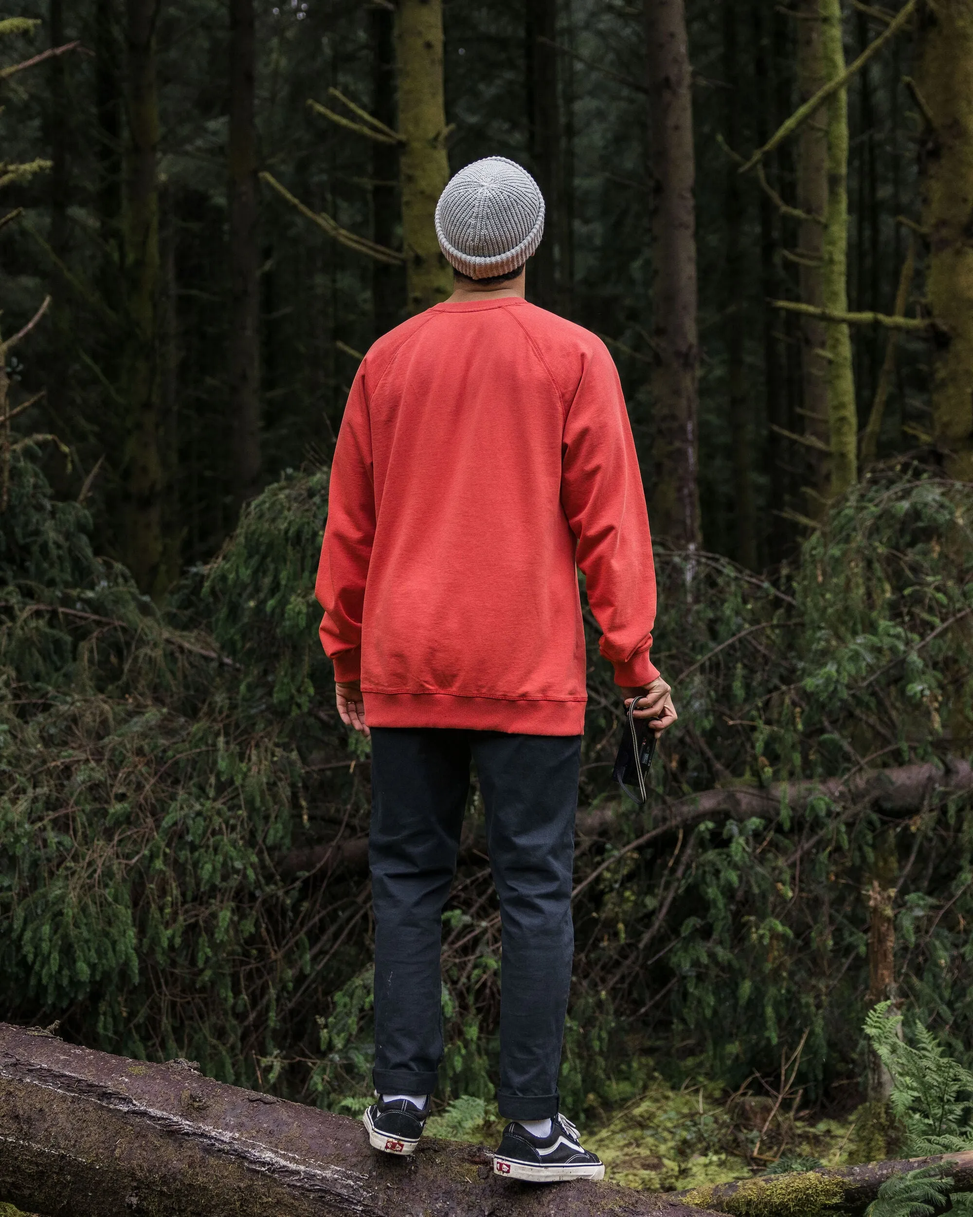 Heritage Recycled Cotton Sweatshirt - Cardinal