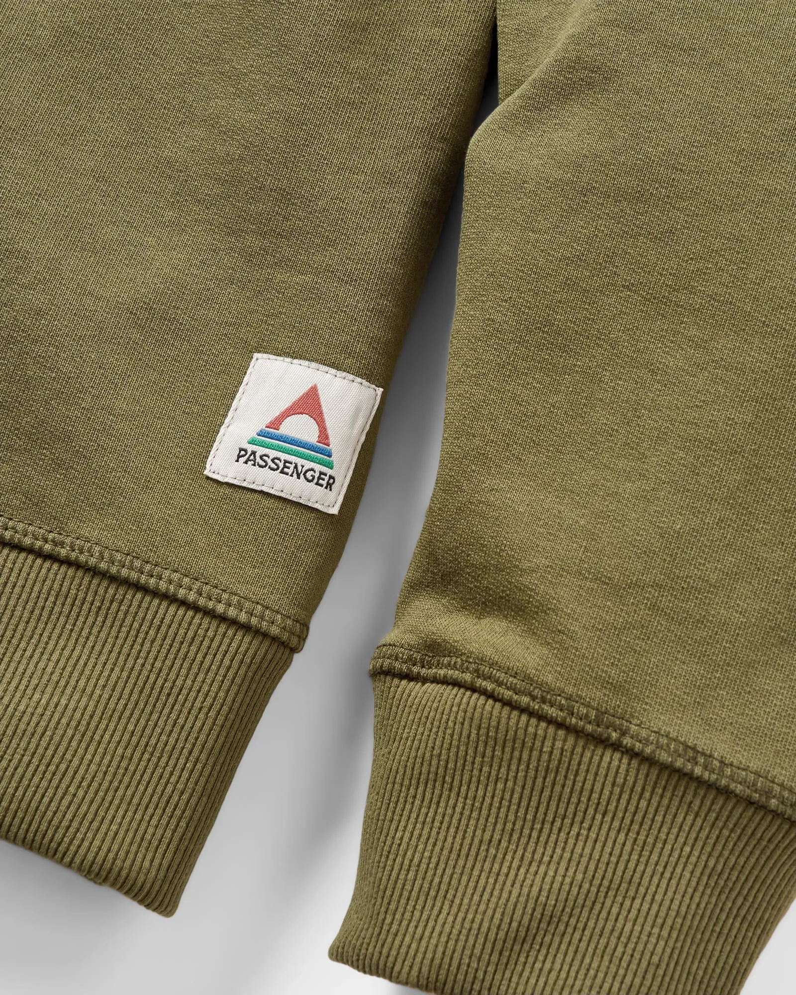 Heritage Recycled Cotton Sweatshirt - Khaki