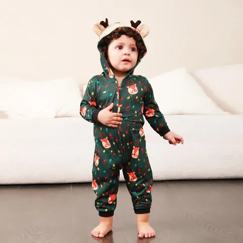 Hooded Reindeer Jumpsuit