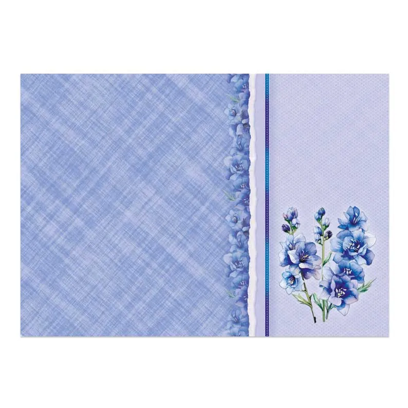 In Full Bloom Deco-Large Set - Delicate Delphinium