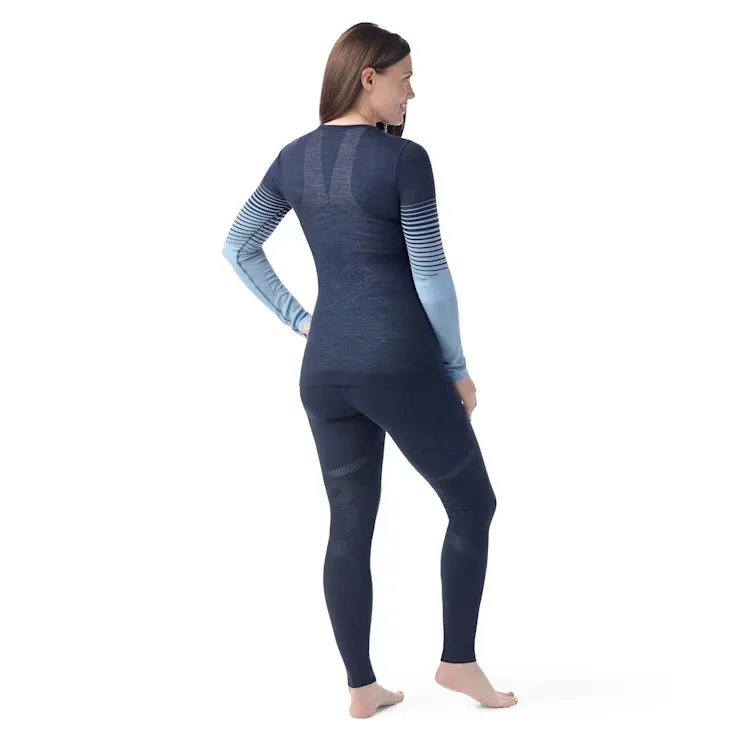 Intraknit™ Thermal Merino Base Layer Pattern Crew - Women's