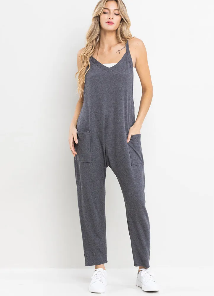 Jumpstuit in Charcoal by Ces Femme