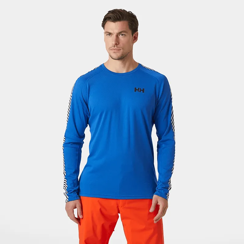 LIFA® ACTIVE Stripe Crew Base Layer - Cobalt