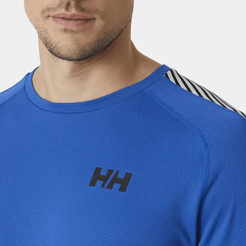 LIFA® ACTIVE Stripe Crew Base Layer - Cobalt