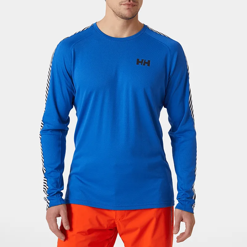 LIFA® ACTIVE Stripe Crew Base Layer - Cobalt