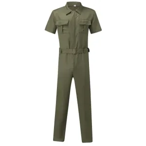 Male's Clothing T-shirt Men's Work Suit Men Clothes Shirts 2023 Jumpsuit Casual Belt Jumpsuits