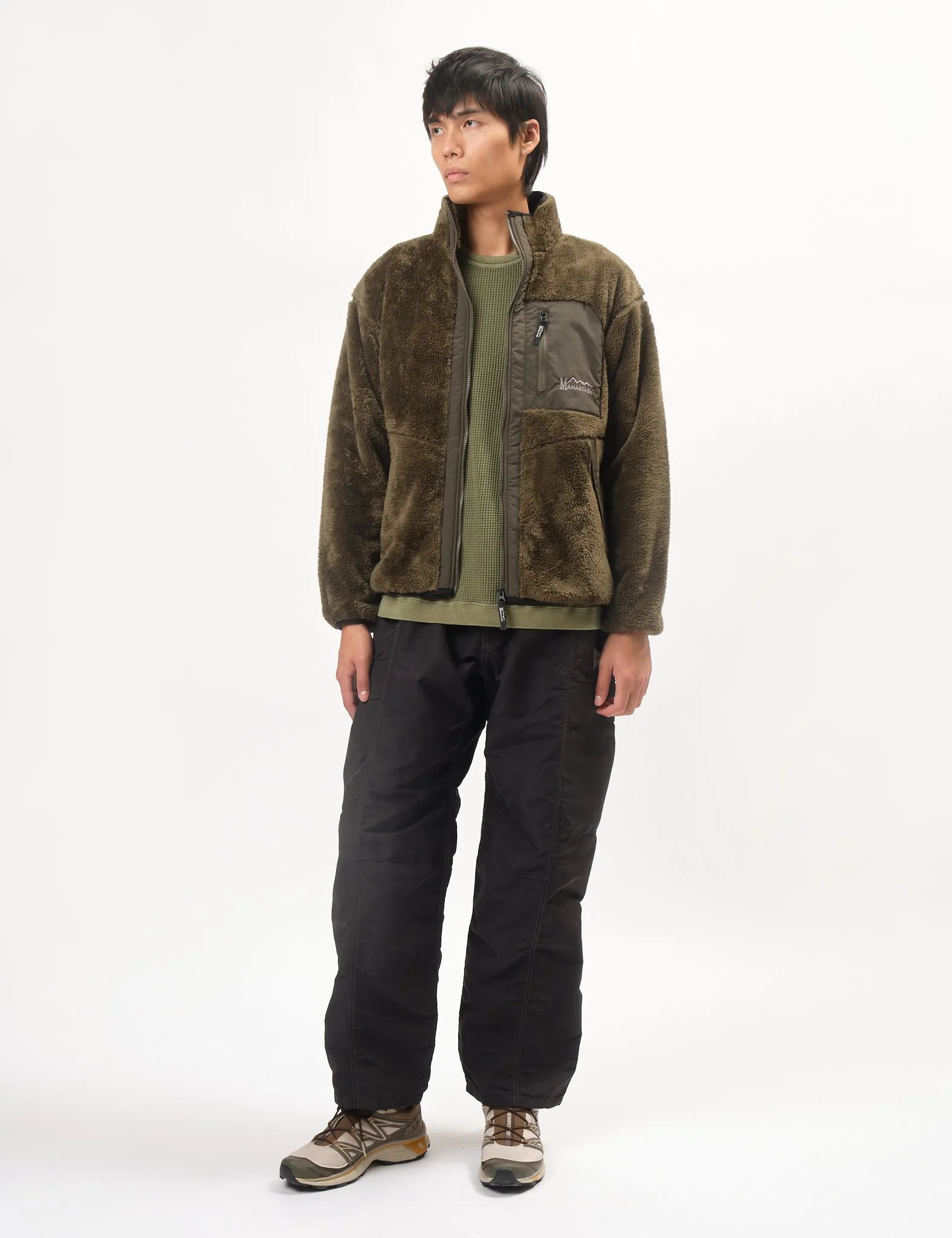 Manastash Bigfoot Fleece Jacket '24 - Olive Green