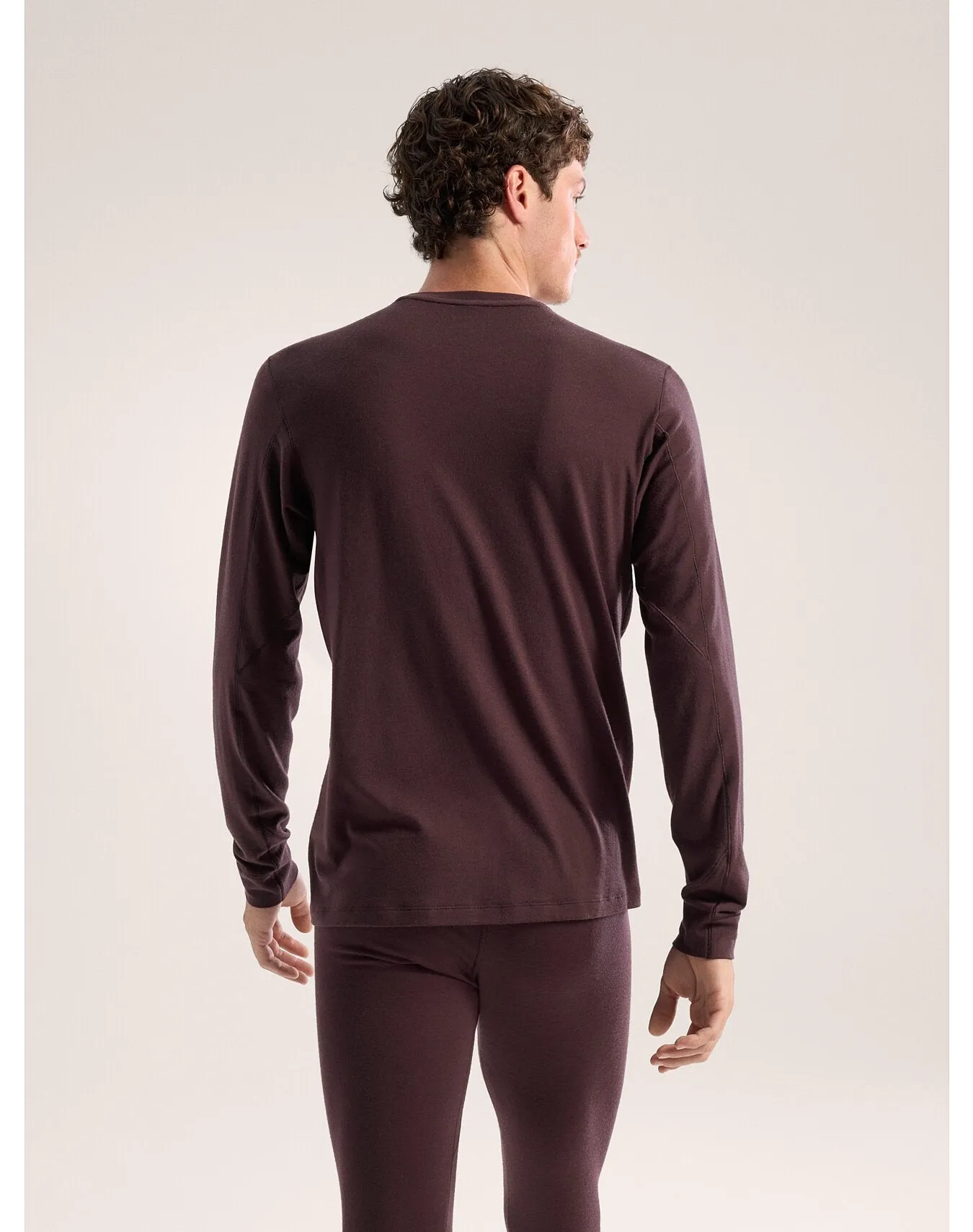 Men's Rho Merino Wool Crew Neck LS