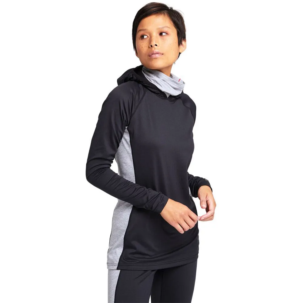 Midweight X Base Layer Long Neck Thermal Hoodie - Womens