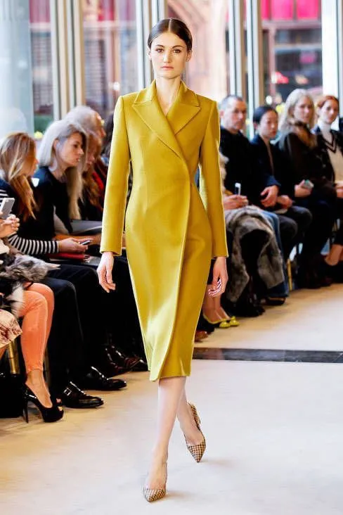 Mustard Formal Business suit Dress