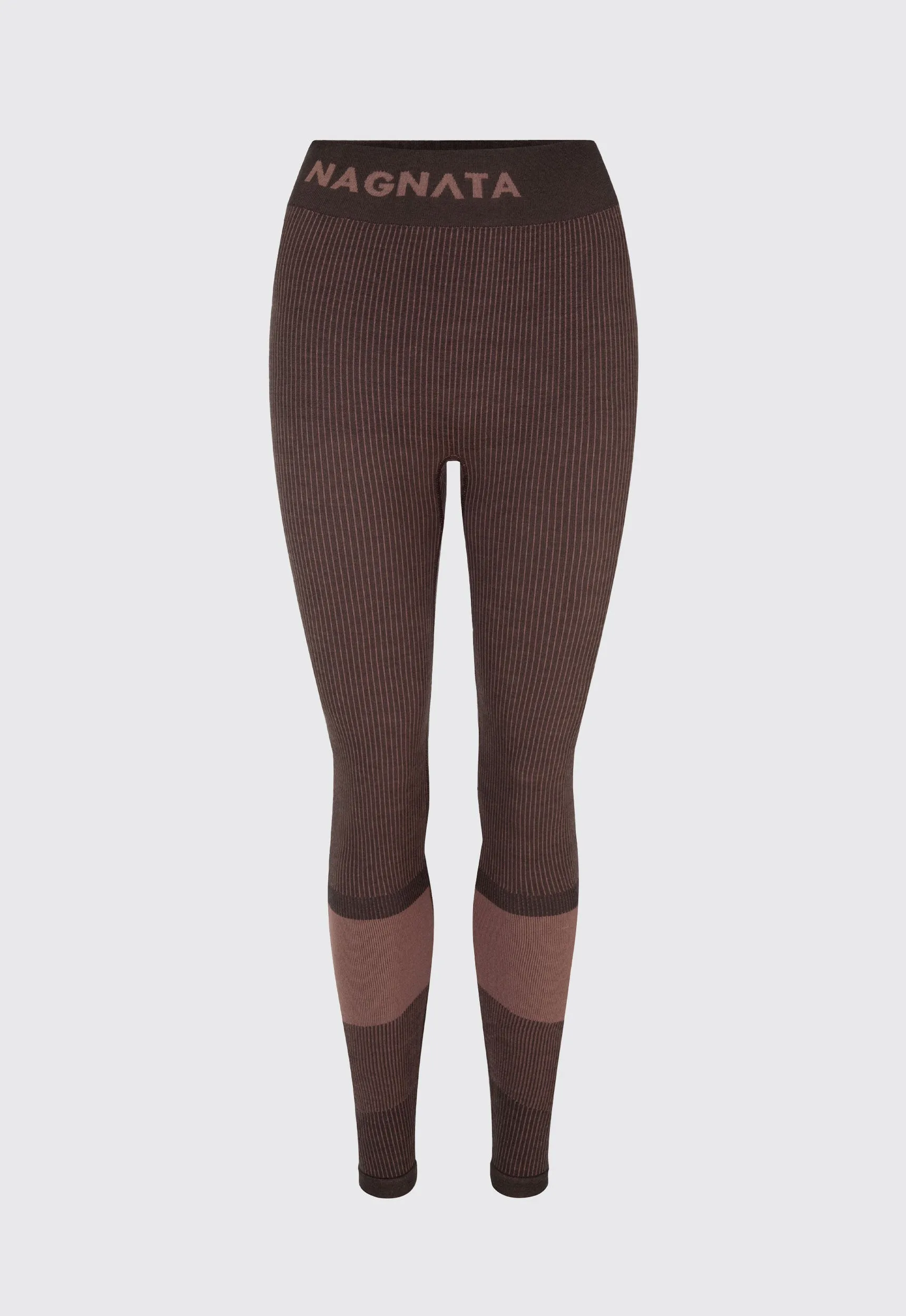 NAGNATA Rib Legging - Chocolate Brown