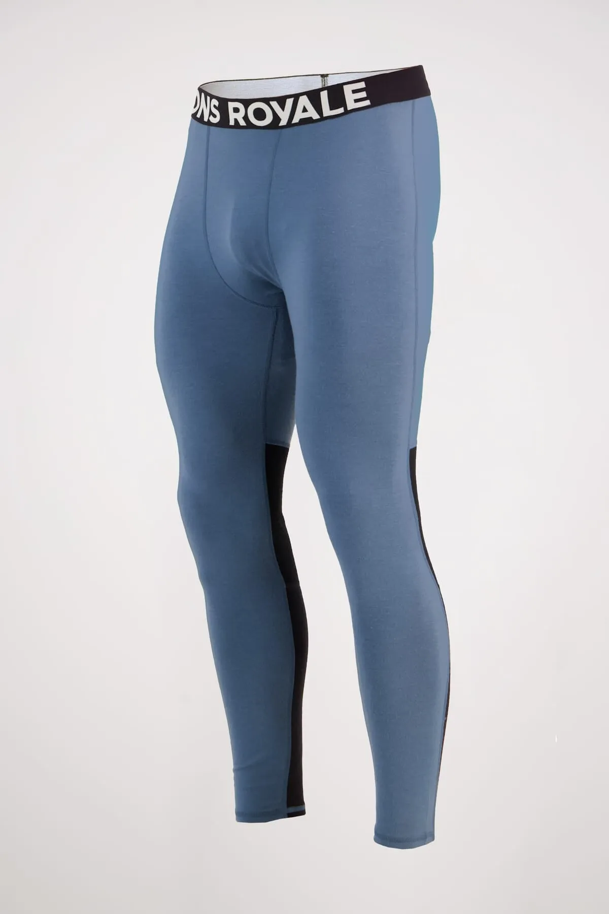 Olympus Merino Legging - Blue Slate Black