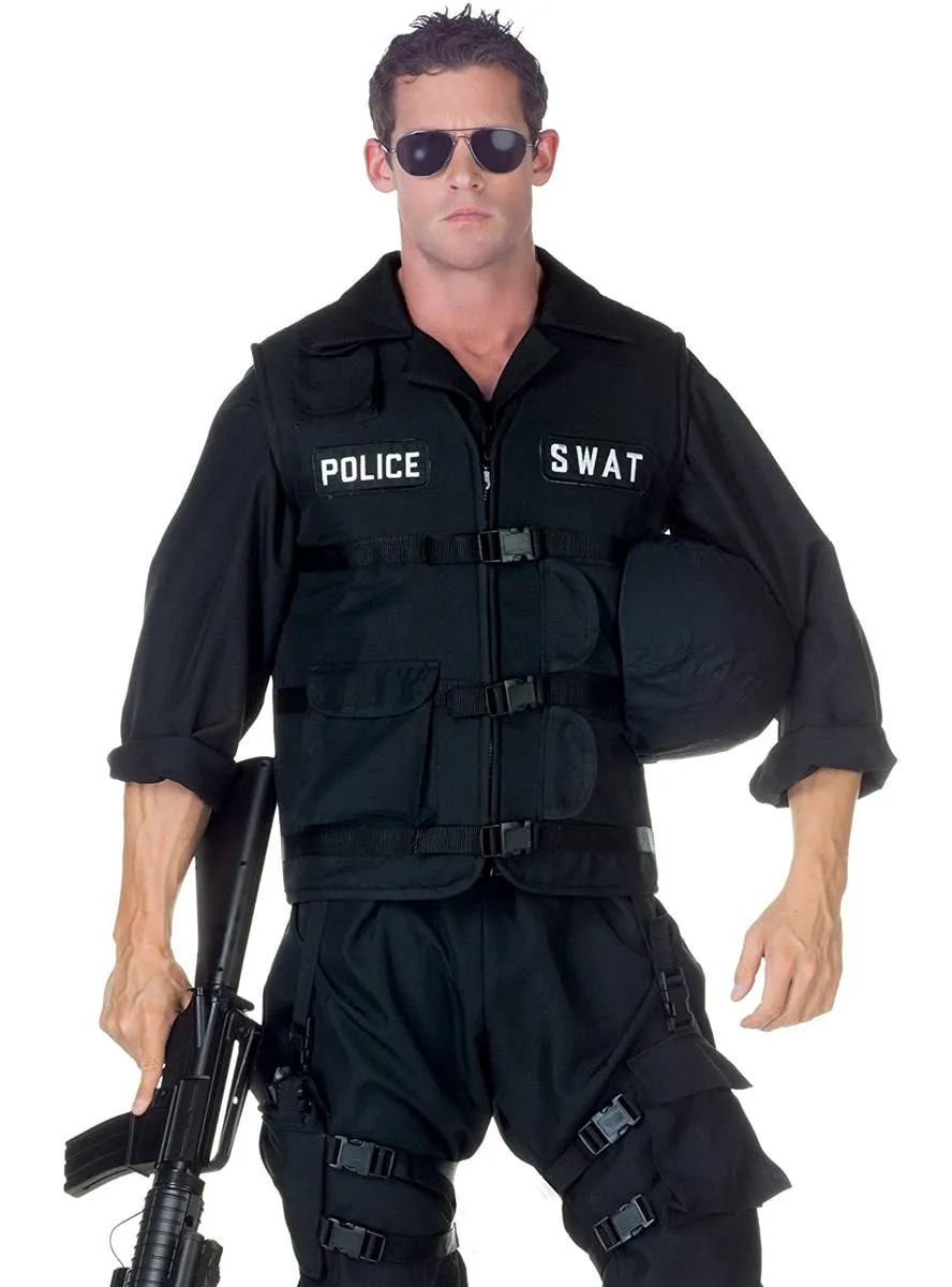 Special Forces Mens Deluxe SWAT Plus Size Costume