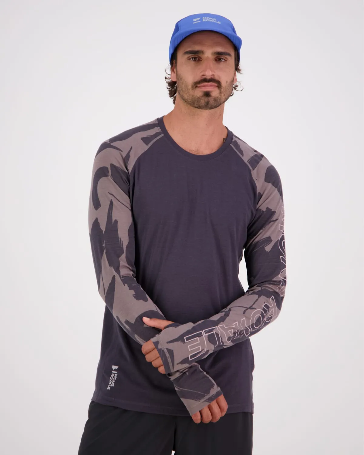 Temple Merino Long Sleeve - Shale / Fragments