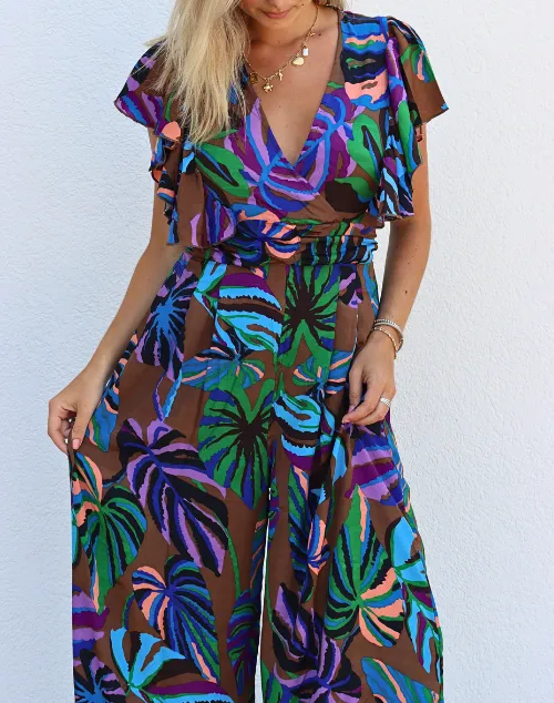 Toupie Print Jumpsuit