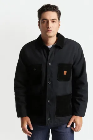 Union Survey Reserve Chore Coat - Black