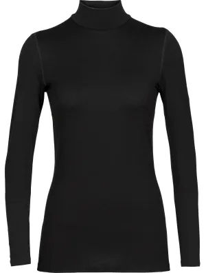 Women's Icebreaker Merino 260 Tech Turtle Neck Long Sleeve Base Layer {IC-IB0A56IF}