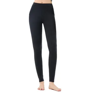 Women's Merino 250g Thermal Bottom Black Grey Heather