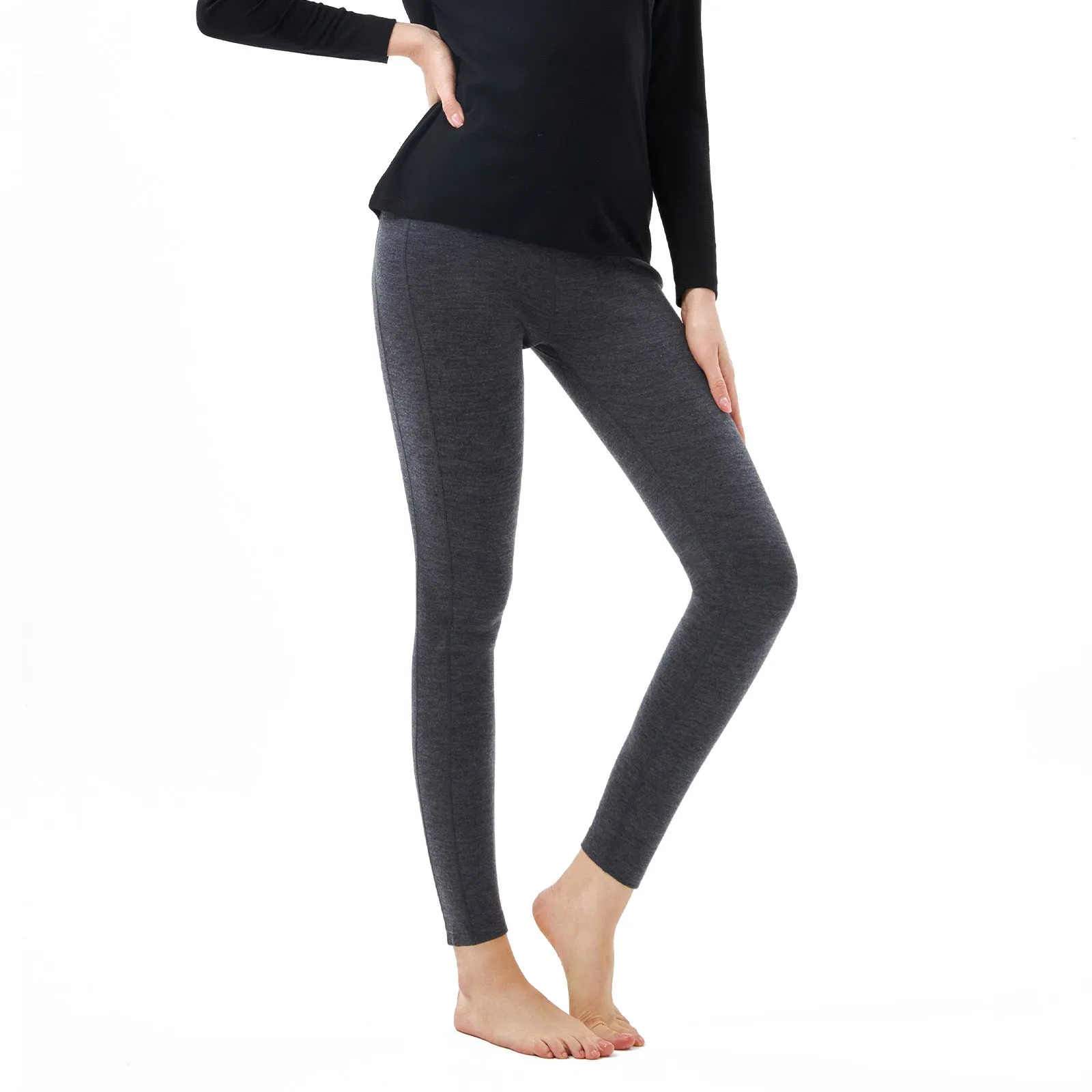 Women's Merino 250g Thermal Bottom Dark Grey