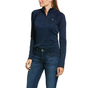 Womens Sunstopper 2.0 1/4Z Base Layer Navy