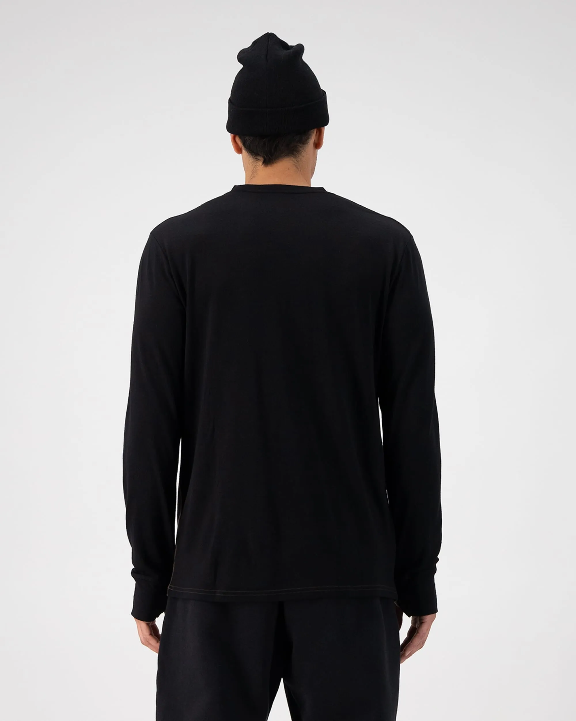 Yotei Merino Long Sleeve - Cedar / Black