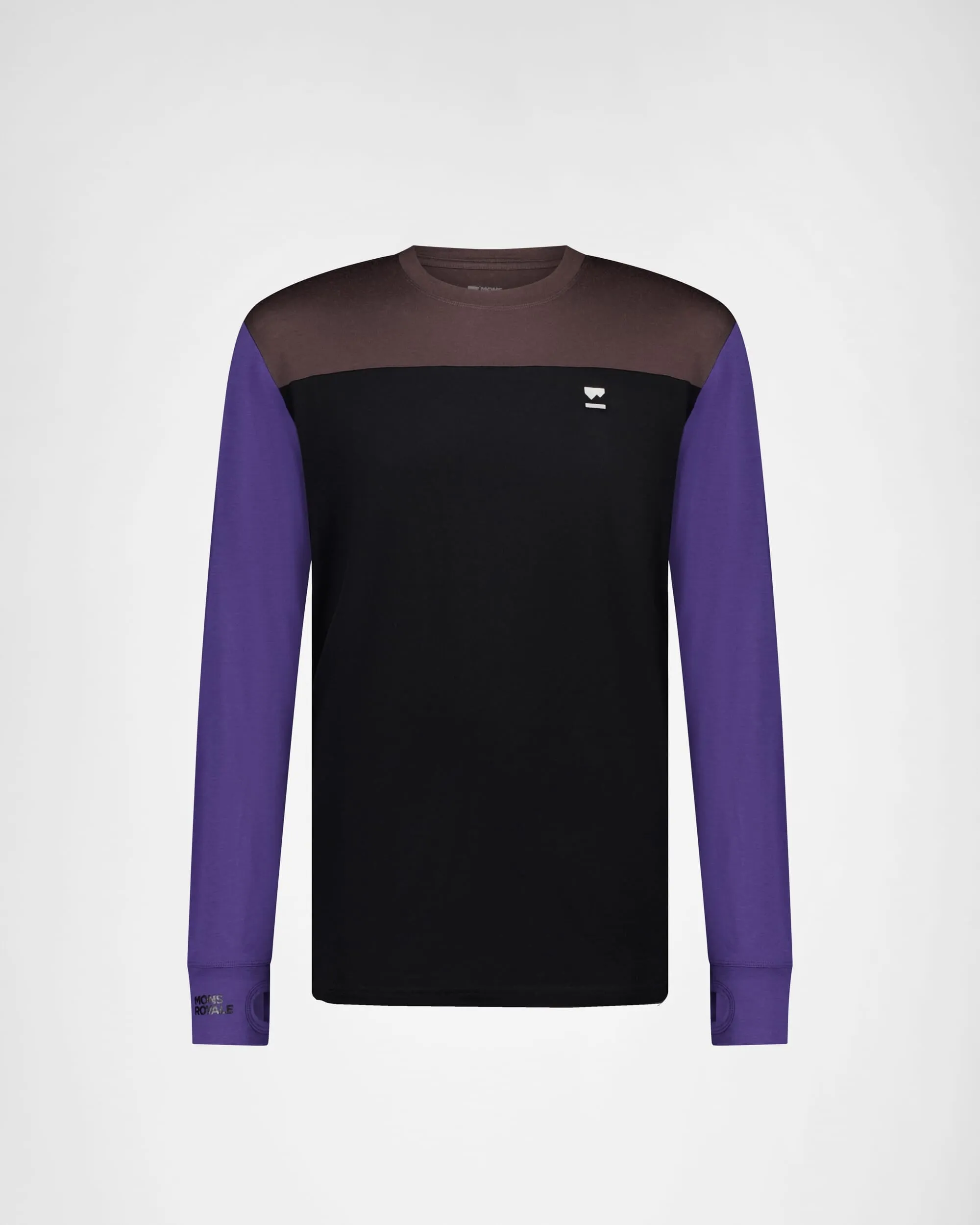 Yotei Merino Long Sleeve - Violet / Cedar / Black